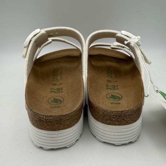 Papillio Birkenstock Arizona Platform Sandals 37 US 6 Watercolor Camo Green - Picture 6 of 8